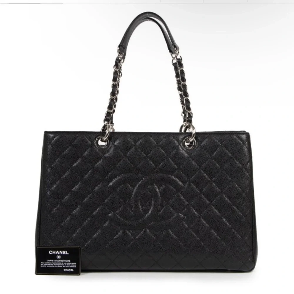 Chanel Black Caviar Grand Shopping Tote (GST)